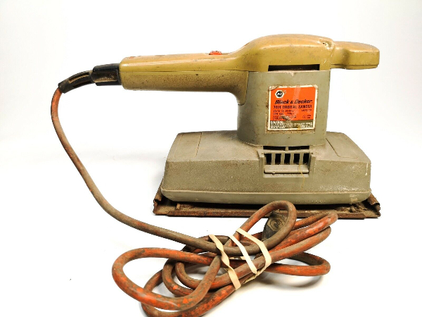 Air Pump Vintage Black & Decker Orange 1970/80 - Compressor Garage Workshop